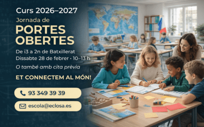 Jornada de Portes Obertes 2026/27 a l’Escola Closa (i3 a 2n de Batx).
